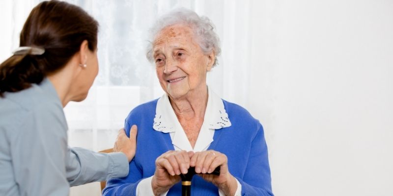 safer-tomorrow Senior woman with daughter